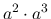 $a^{2} \cdot a^{3}$
