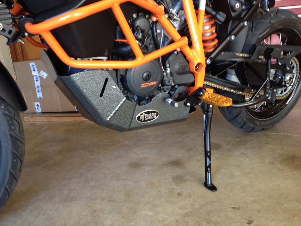 1190 black dog skid plate Adventure Rider