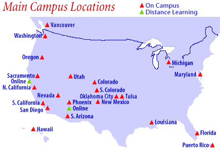 Campus Locations Map