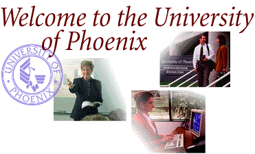 Welcome to the University of Phoenix