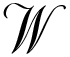 W