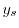 $y_s$